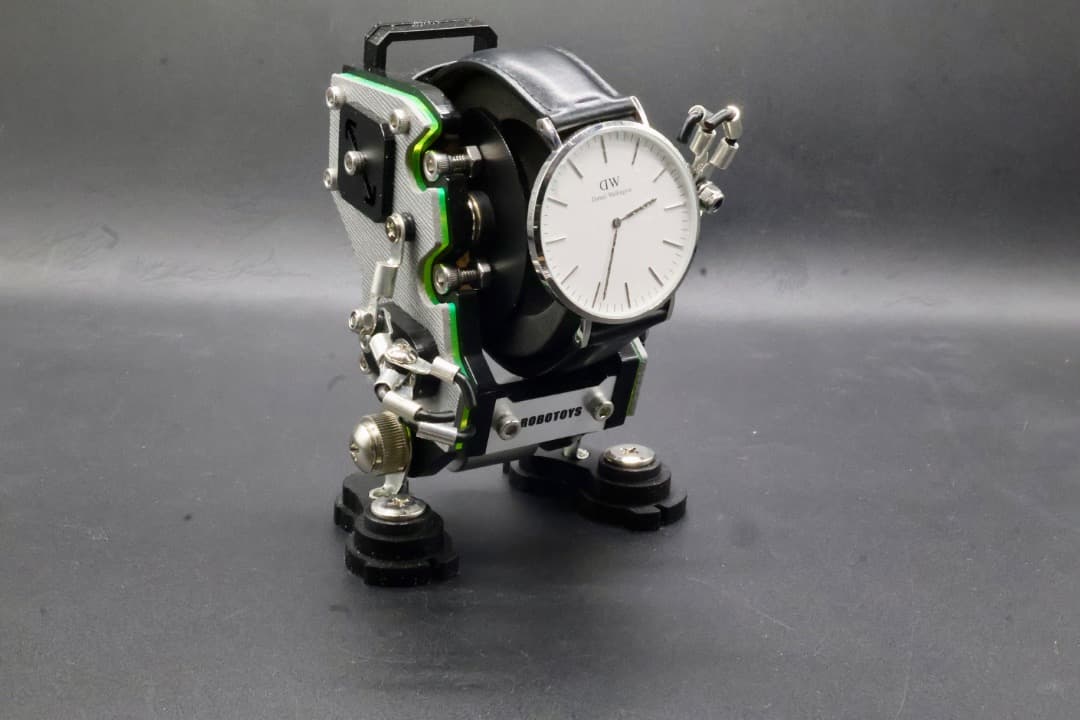 ROBOTOYS ロボット型ウォッチスタンド シルバー ASW-01-SF-SV アート用品
