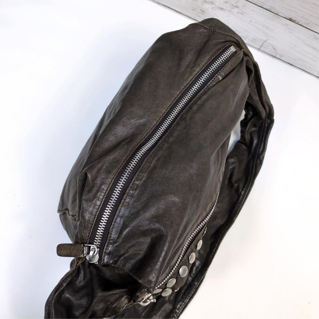 MARNI studs leather bag brown ショルダー スタッズ