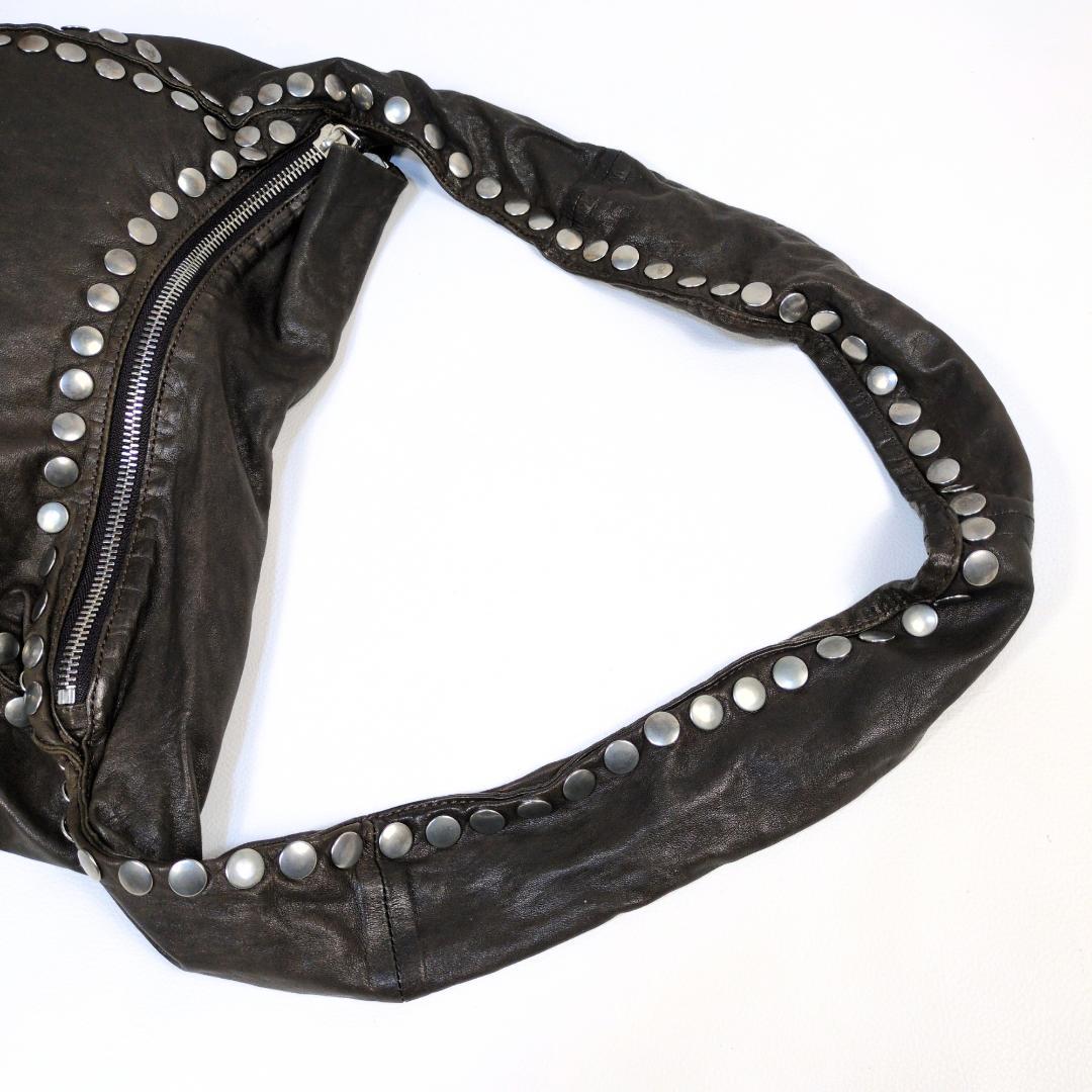 MARNI studs leather bag brown ショルダー スタッズ