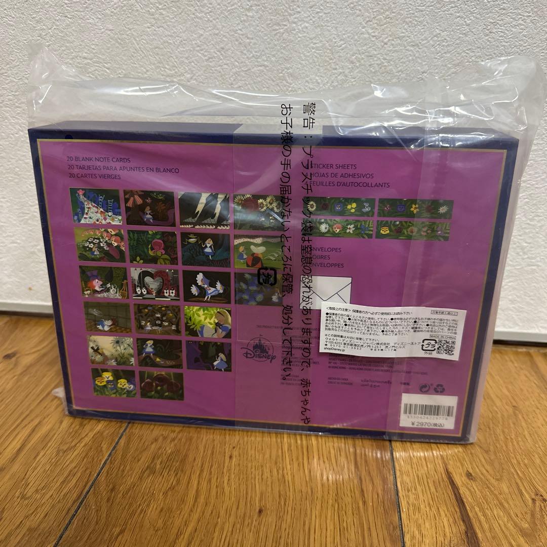 ふしぎの国のアリス ポストカード ノートカードセット 70周年