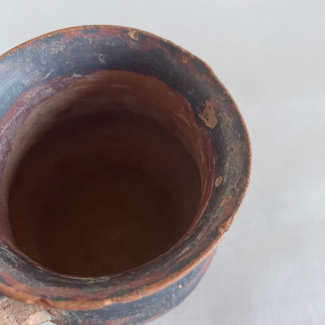 アンダーソン彩文土器　中国　紀元前　双耳