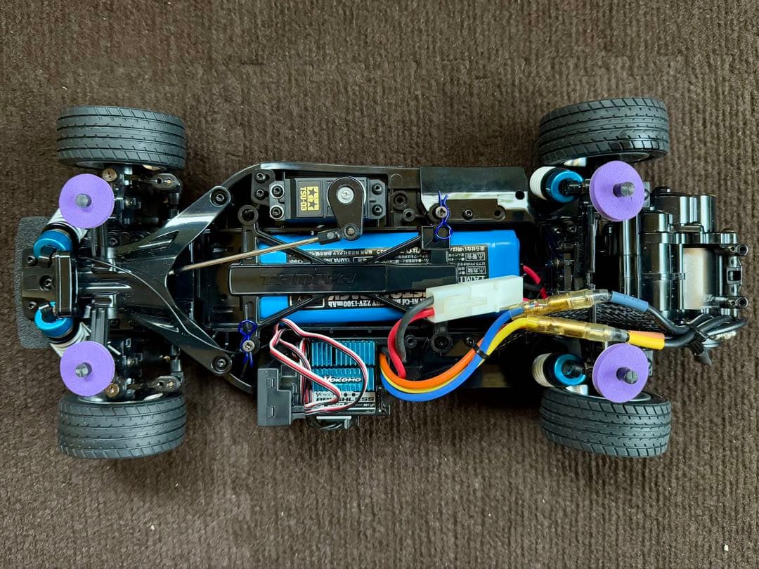 タミヤ M-06 シャーシ カルマンギア フルセット 組立済完成品