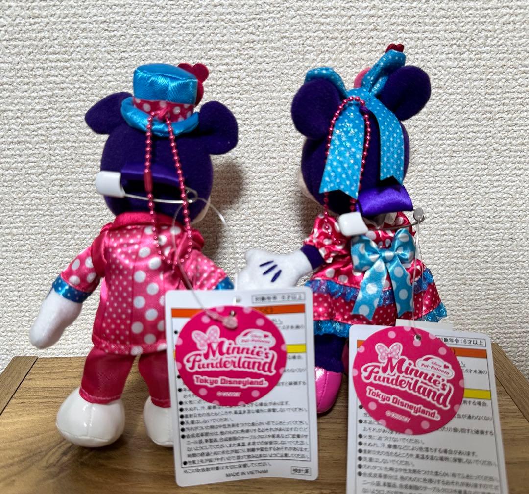 即日発送可ディズニーミニーパルパルーザショルダーバッグぬいぐるみバッチ