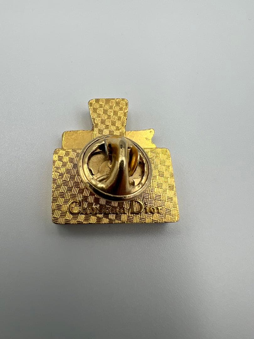 Christian Dior クリスチャンディオール ピンバッジ ゴールド