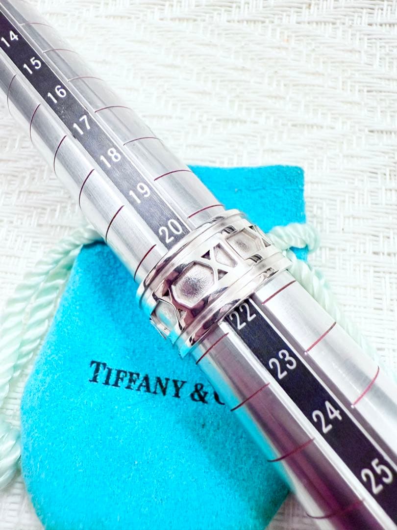 ティファニー　アトラス　ワイド　指輪　リング　21.5号　研磨仕上済美品 925