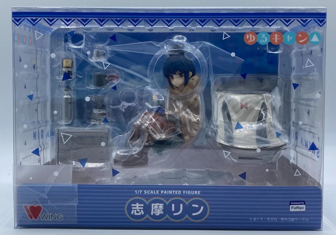WINGフィギュア ゆるキャン△ 志摩リン リンちゃん 1/7スケール