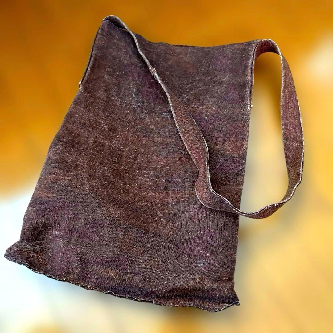 冨沢恭子　柿渋　ショルダーバッグ