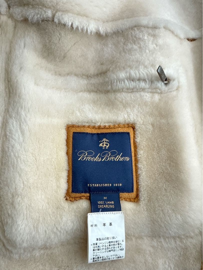 定価50万円　ブルックスブラザーズ　羊革　ムートンコート
