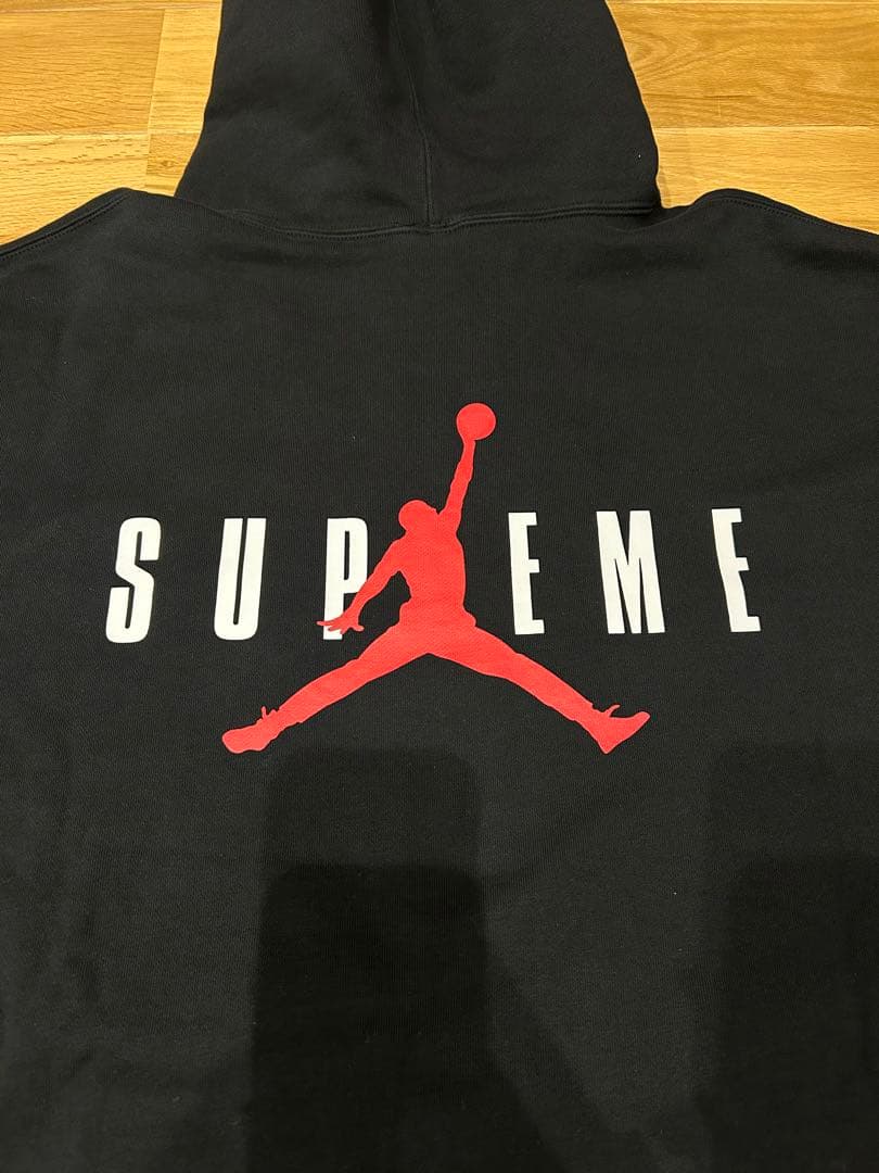 トップス Supreme x Jordan Hooded Sweatshirt Black