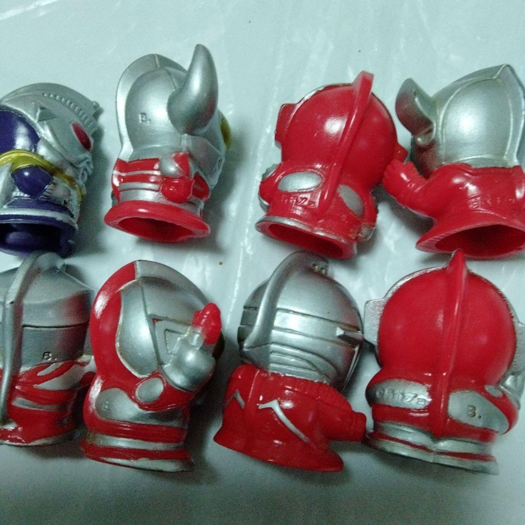 ウルトラシリーズ指人形1992カード付 4点 ウルトラマン セブン A