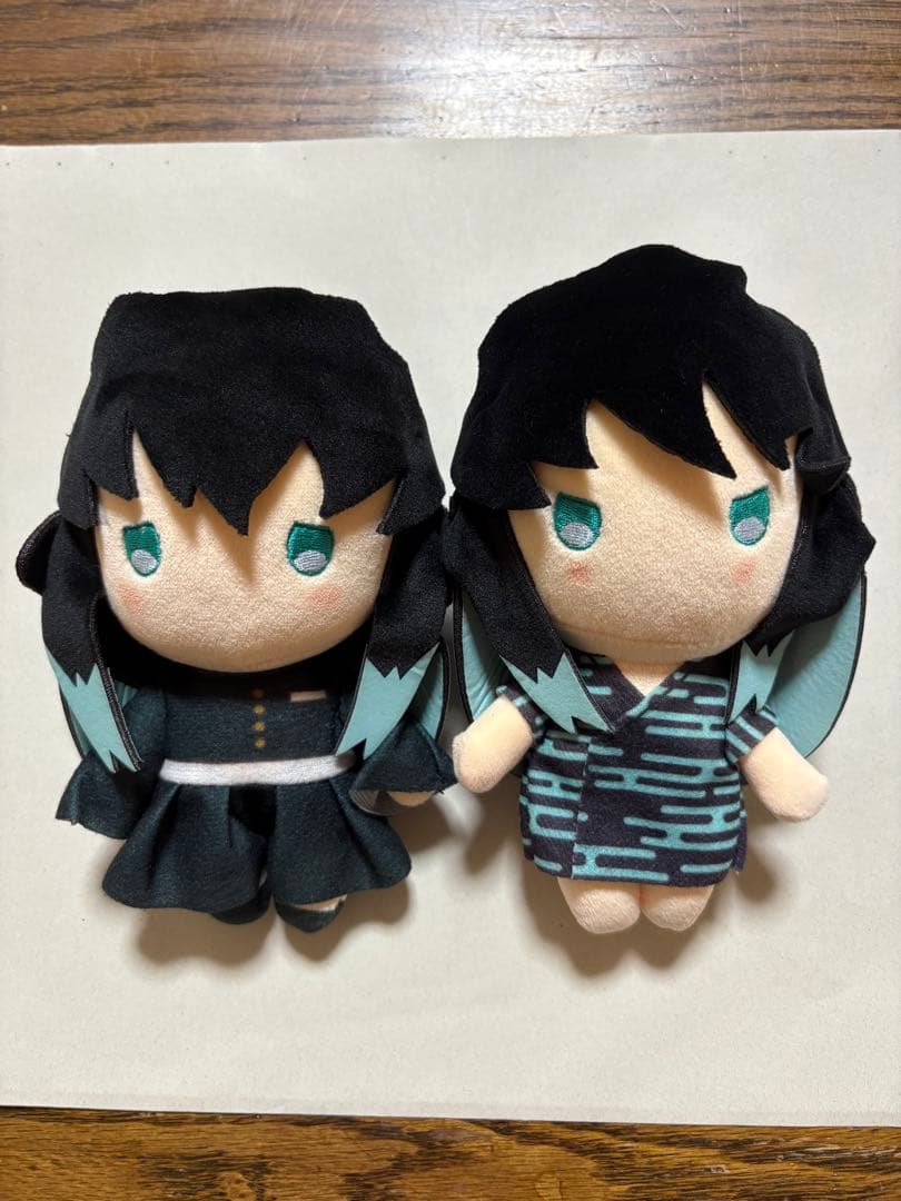 鬼滅の刃　時透兄弟　ゆらふわぬいぐるみ　専用ポーチ付き　オマケ付き