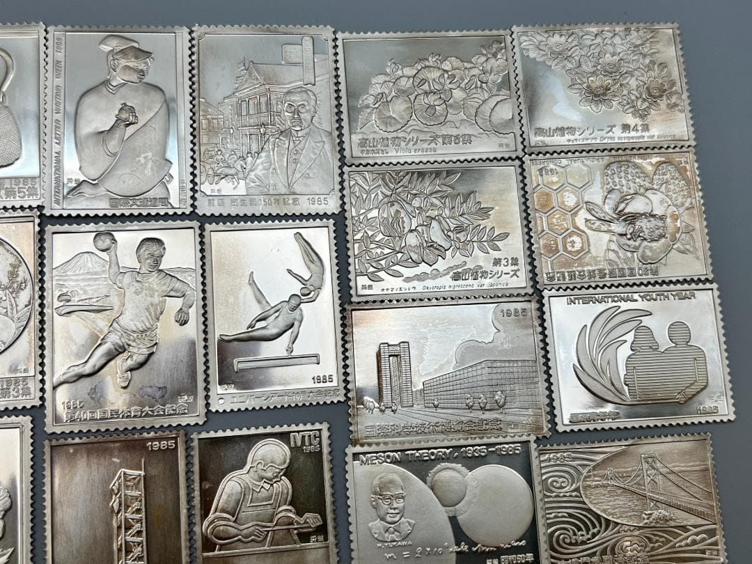 純銀 昭和60年 日本切手特別郵趣 初日カバー 全40シート 2500セット