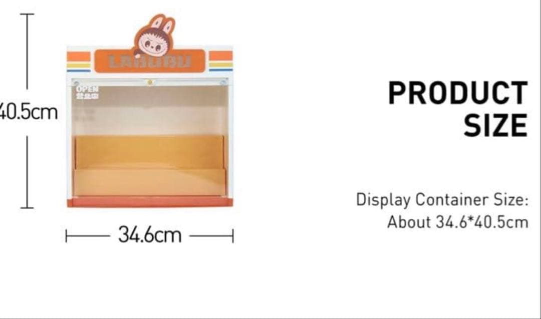 POPMART ラブブ Wacky Mart ディスプレイコンテナボックス