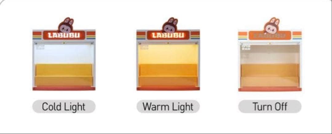 POPMART ラブブ Wacky Mart ディスプレイコンテナボックス