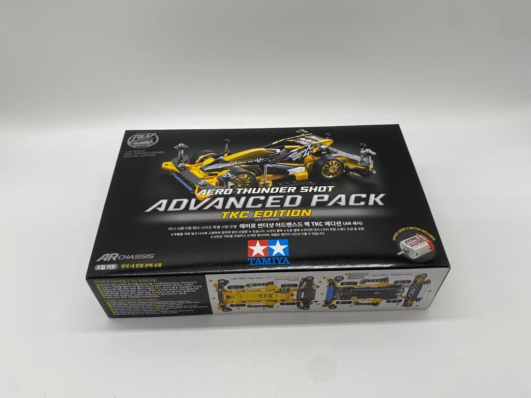 【韓国限定】 タミヤ エアロサンダーショット アドバンスパック ミニ四駆 新品 値引可韓国GEO&エアロサンダーショットアドバンスパックAero Thunder
