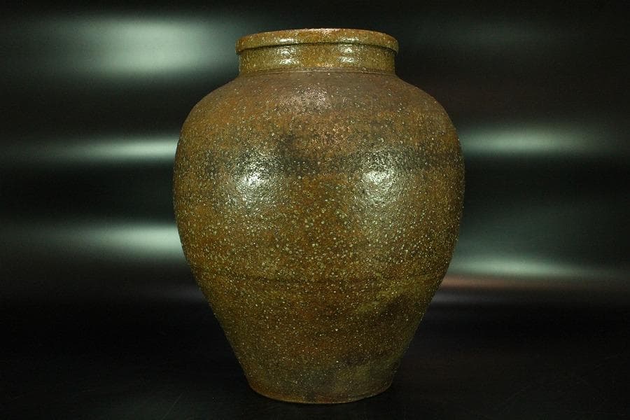 古い 信楽 茶壷 六古窯(K-XA845)