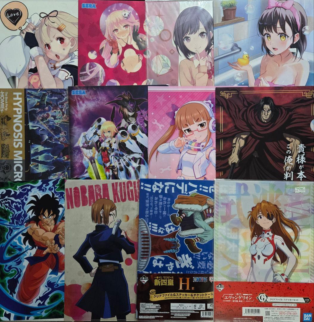 アニメグッズ キャラクターグッズ クリアファイル まとめ売り 200枚以上