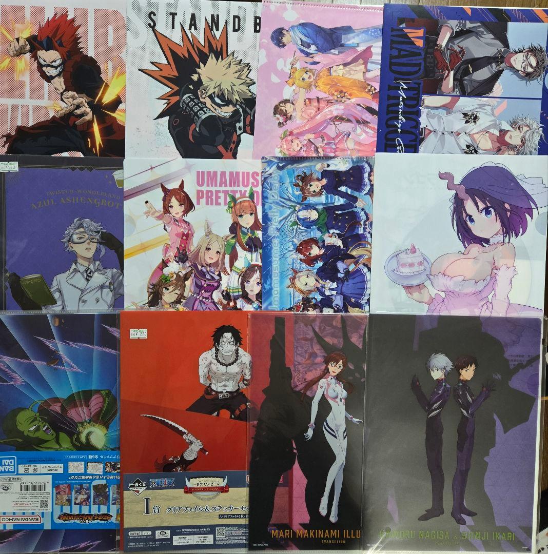 アニメグッズ キャラクターグッズ クリアファイル まとめ売り 200枚以上