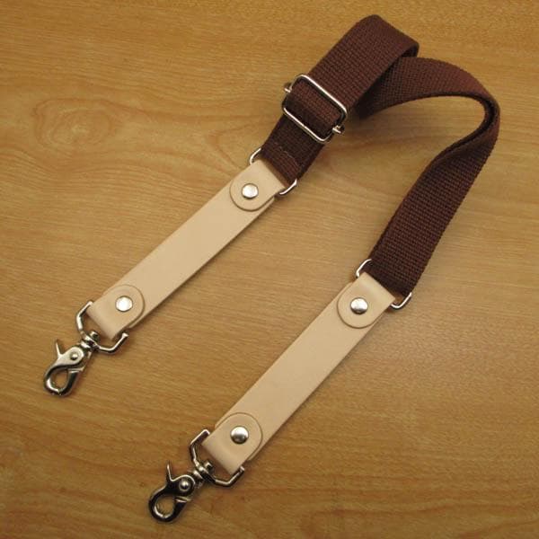 ヌメ革ナチュラル＆うす茶色　６丁差し　シザーケース　SCA-61/NH