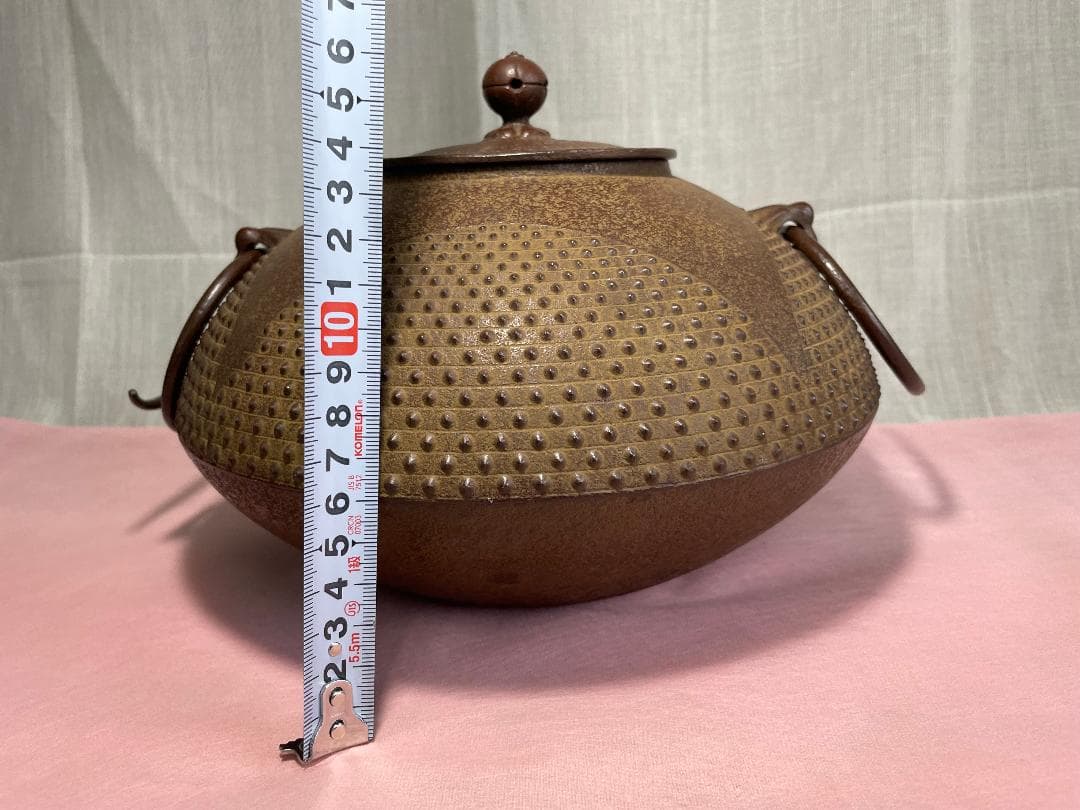 南部鉄瓶 南部鉄器 鉄瓶 湯沸かし 茶釜 南部三厳堂 ヴィンテージ