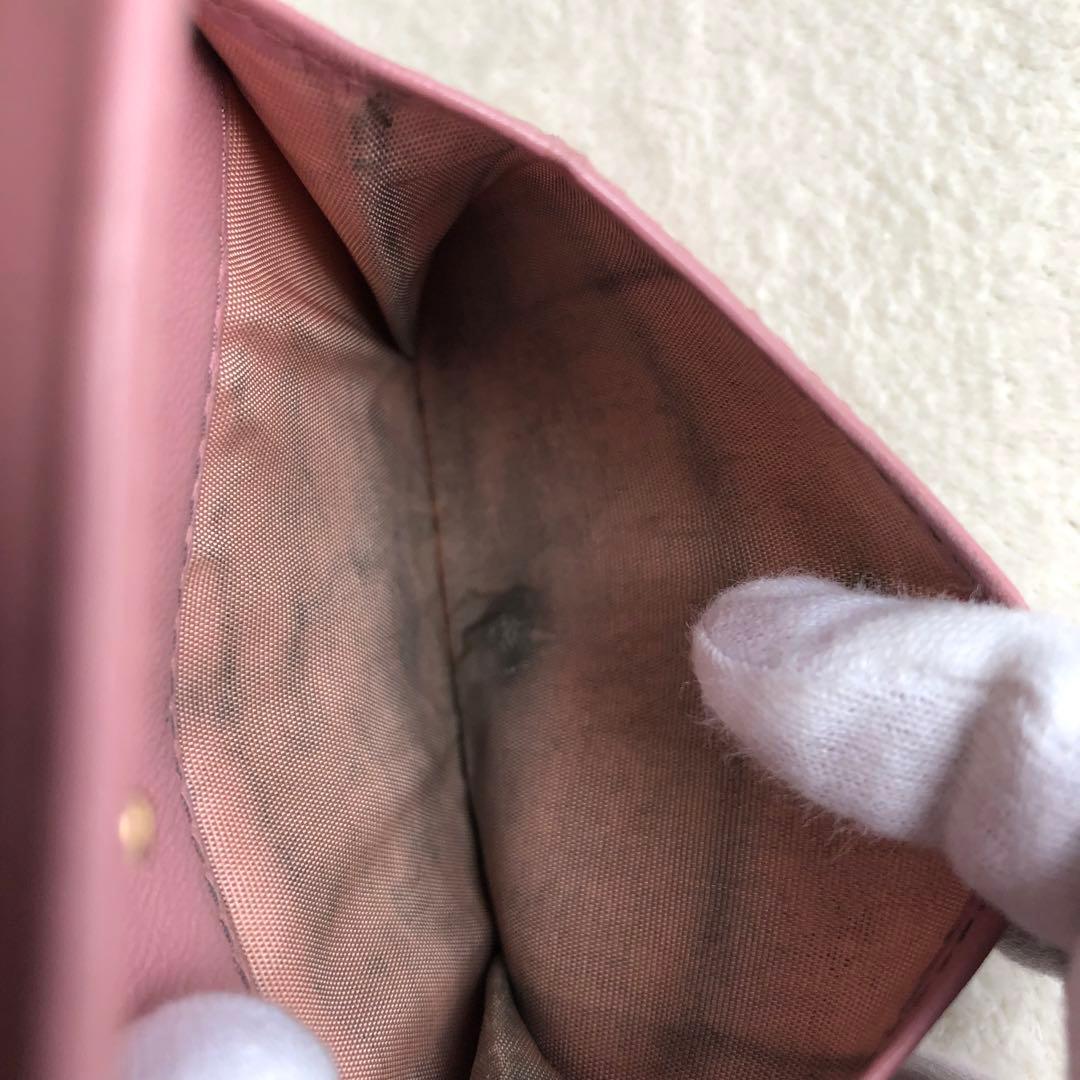 ミュウミュウ マテラッセ 折り財布 二つ折り クリスタルビジュー