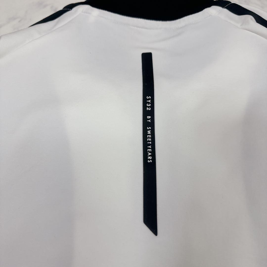 SY32 レディース フルジップアップブルゾン ホワイト サイズM