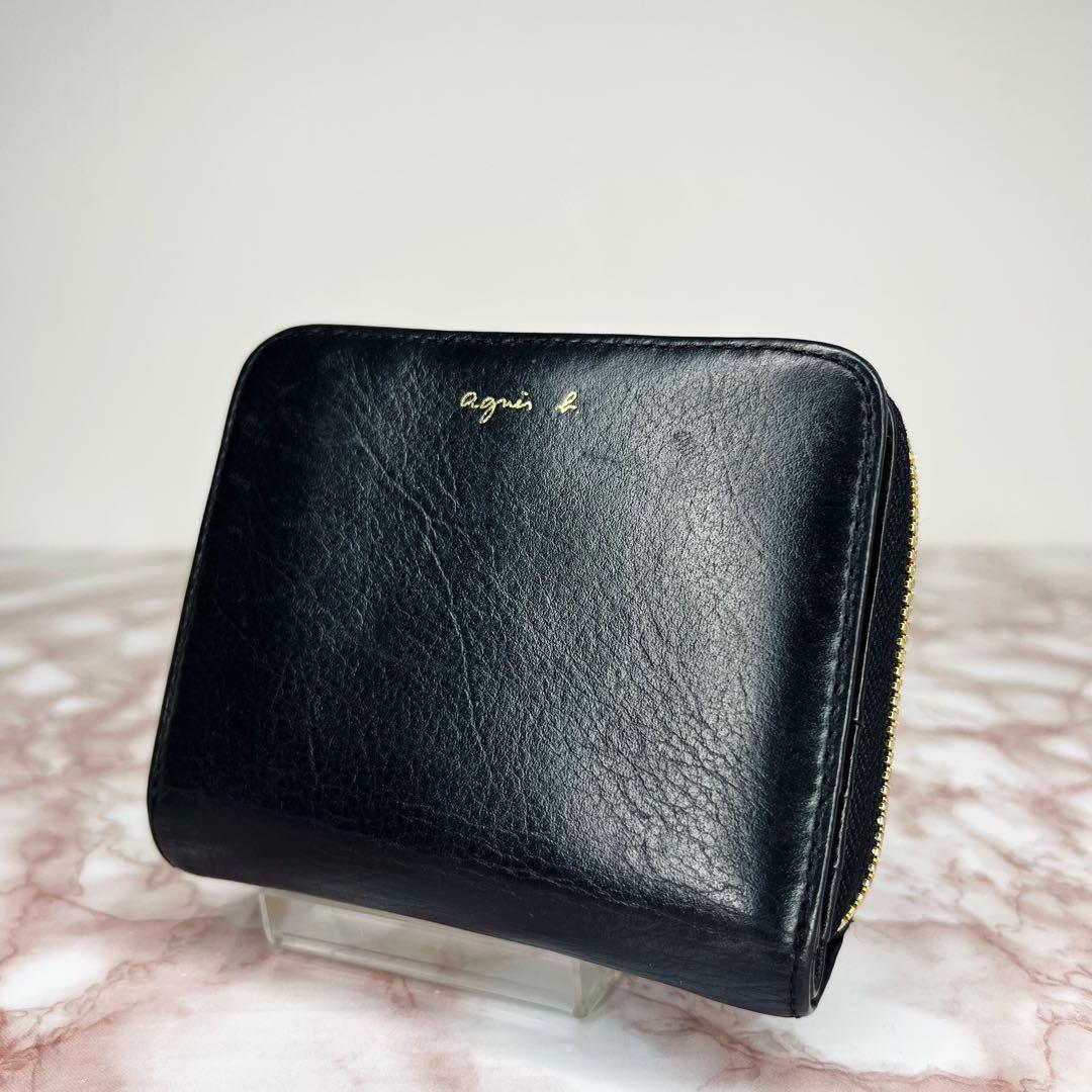 【極美品】agnès b. 二つ折り財布　折り財布23