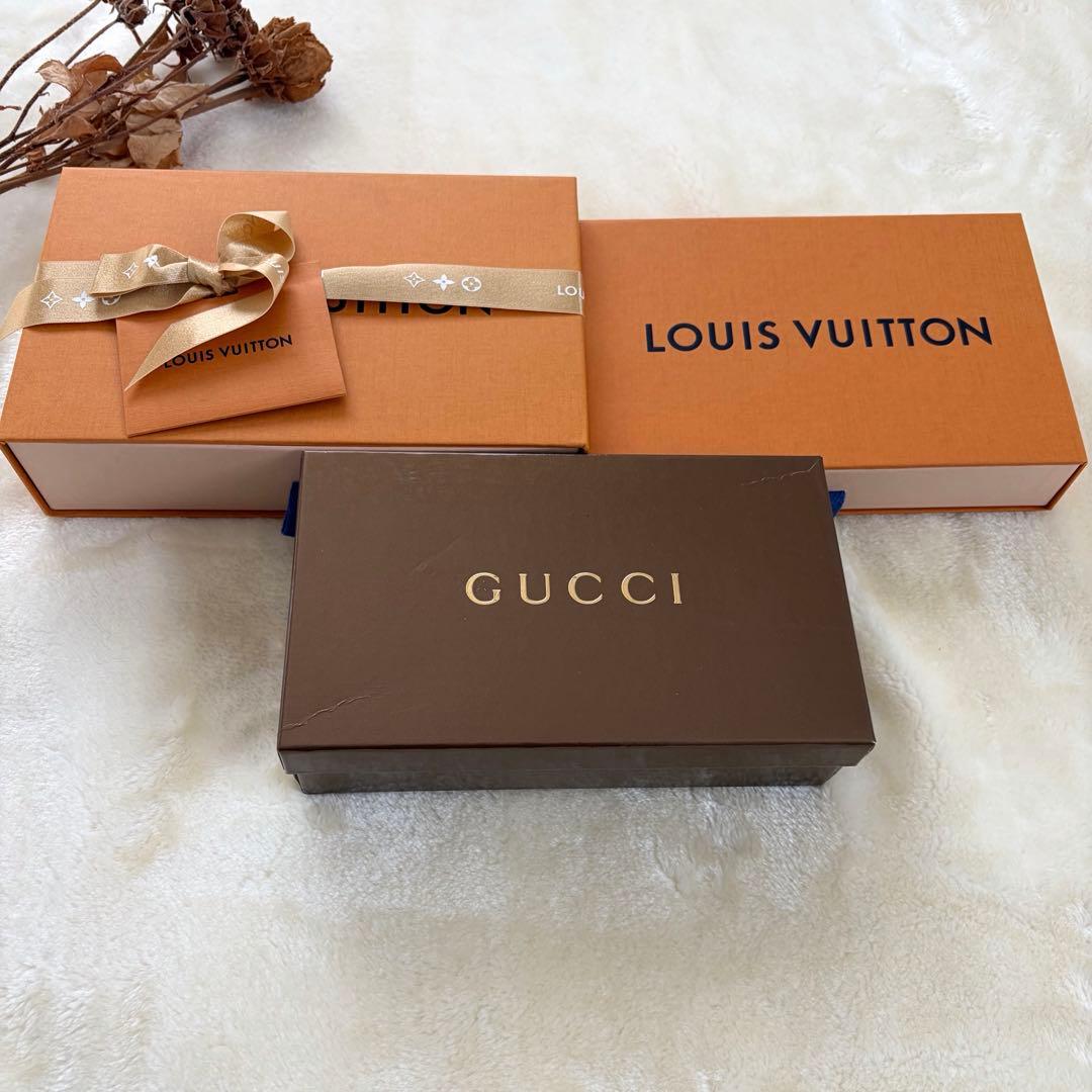 プレゼントにおすすめ‼︎】LOUIS VUITTON・GUCCI長財布用空箱♡ - メルカリ