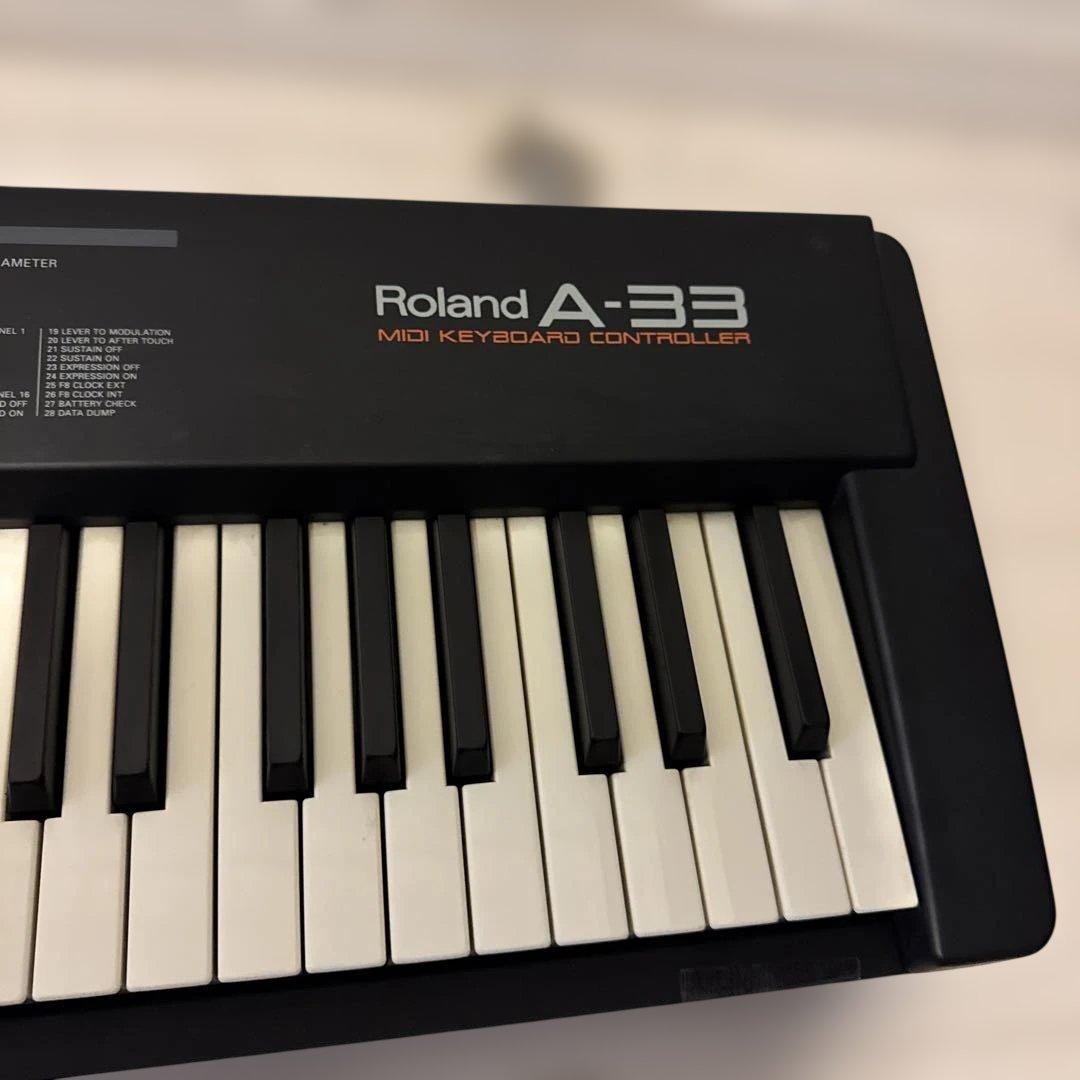 美品】Roland MIDIキーボード・コントローラー A-33 動作品 - メルカリ