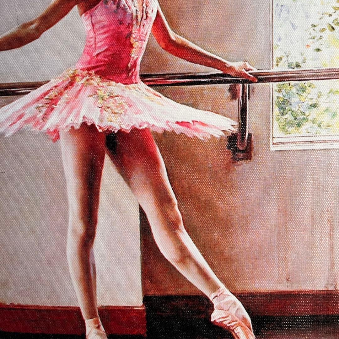 キャンバスプリントアートバレリーナ 絵画 額付き インテリア