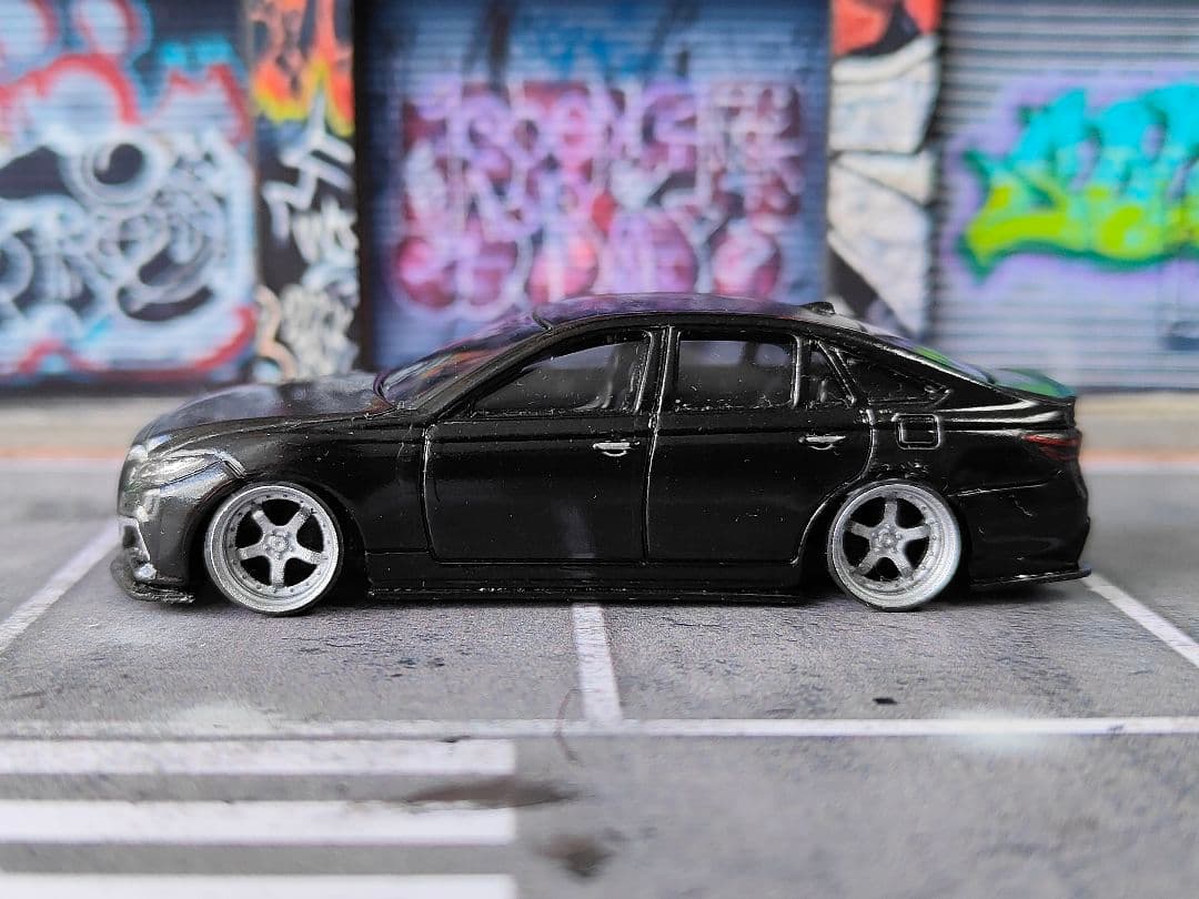 トミカ改造 トヨタ 220クラウン VIP仕様 ☆深リム ☆ホットウィール