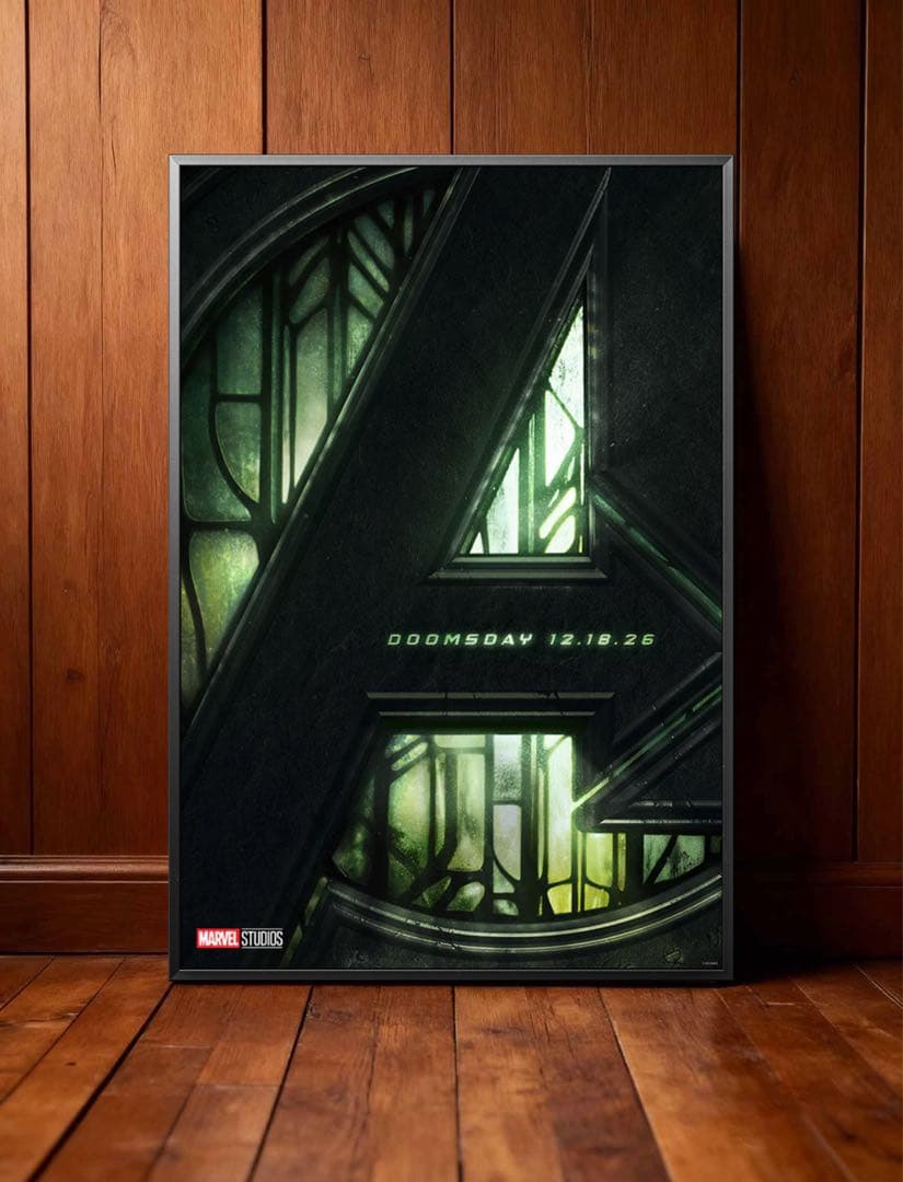 映画館用両面印刷ポスターUS版:アベンジャーズ/ドゥームズデイ マーベル