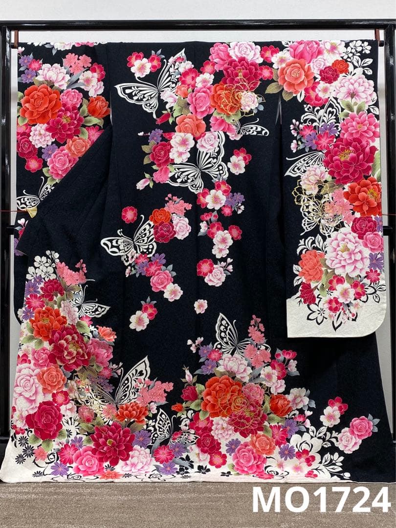 振袖 豪華 刺繍 金彩 紋意匠 身丈169cm