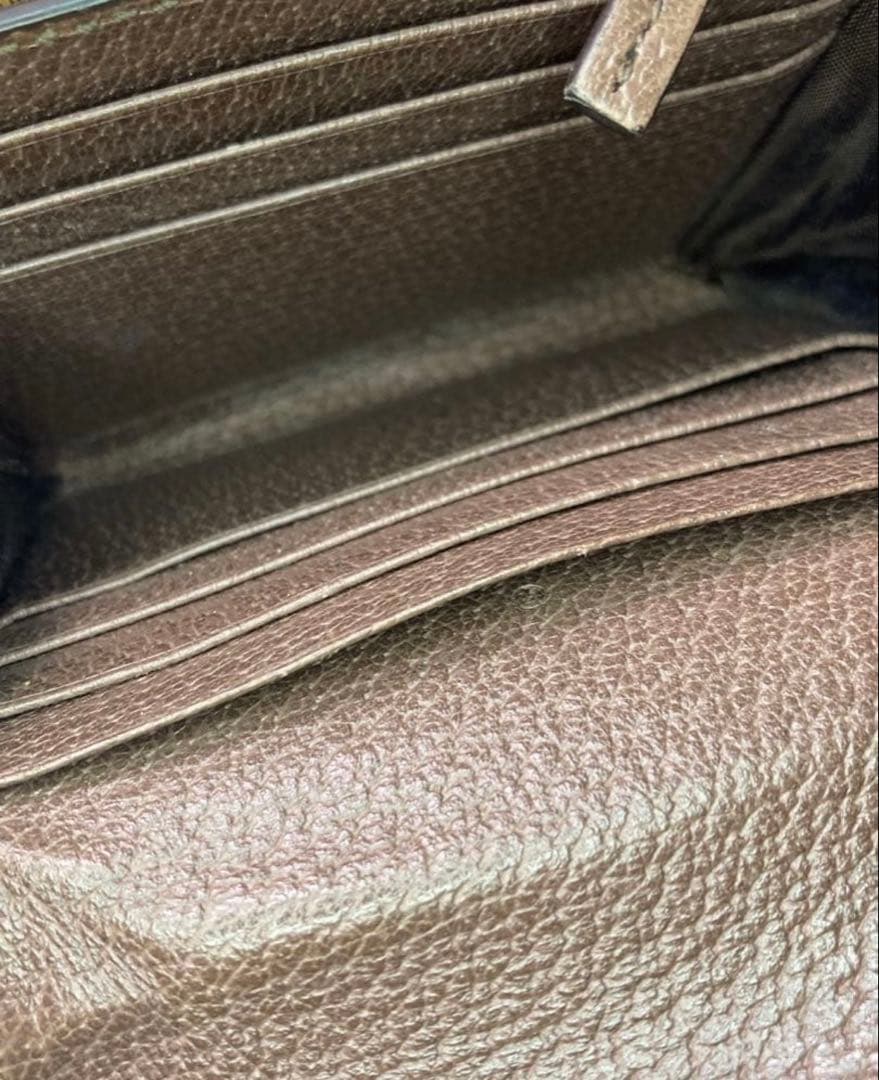 GUCCI GGキャンバス 二つ折り財布 グッチ