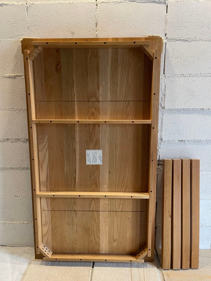 美品　MUJI 無印良品　ダイニングテーブル　オーク無垢材　北欧