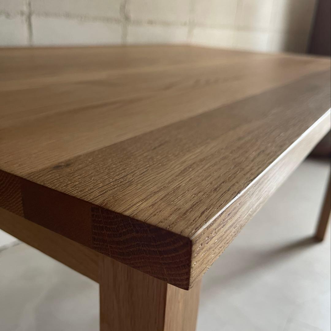 美品　MUJI 無印良品　ダイニングテーブル　オーク無垢材　北欧