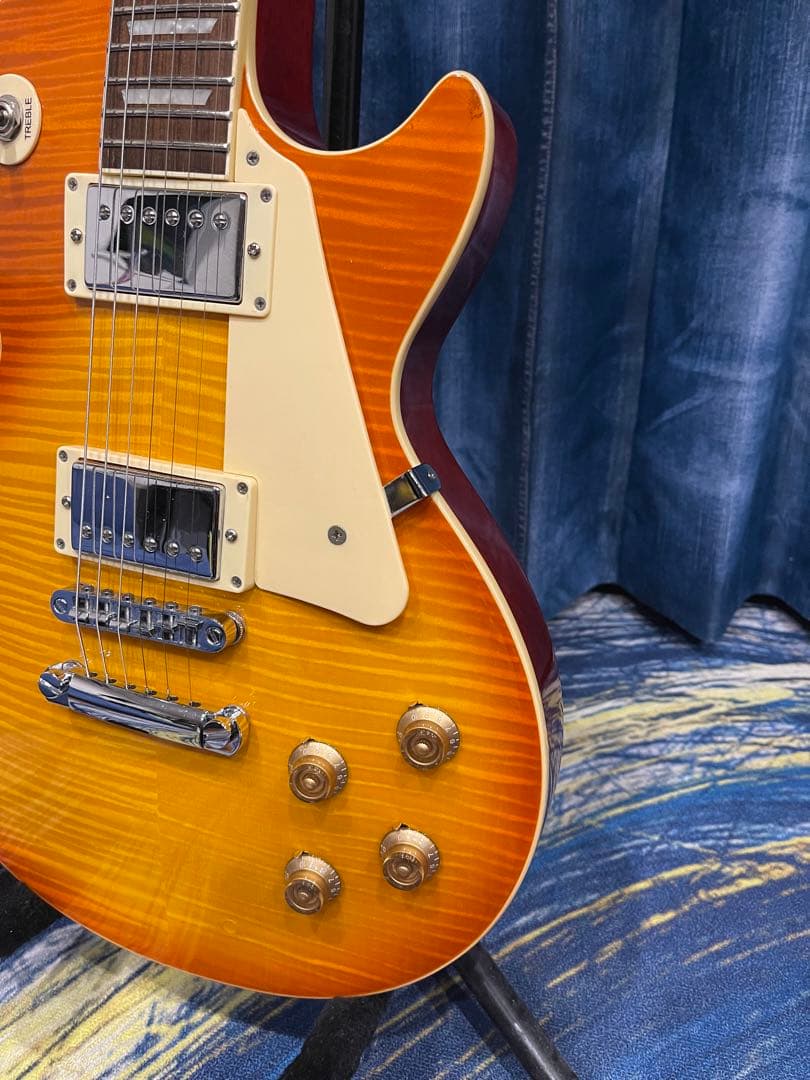くさっぽバリトラ極上杢　ギブソンバーストレプリカ　レスポール　3.65kg