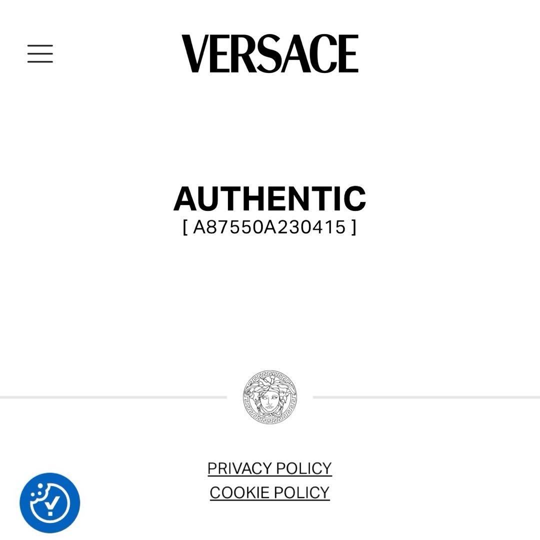 近年 VERSACE RFID搭載 Vロゴブルゾン キルティング 切替 ブラック