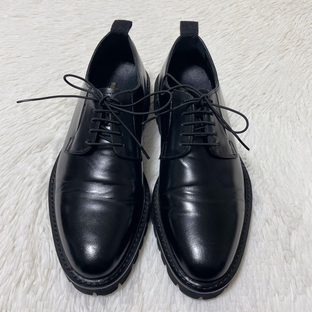 極美品✨定価2.1万　BEAMS HEART プレーントゥシューズ　本革　日本製