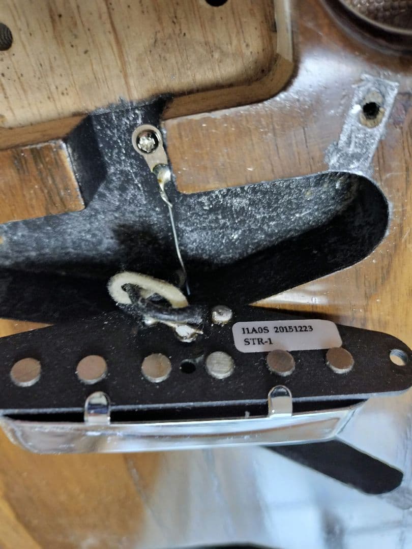 【自作コンポーネントギター】テレキャスタータイプ(配線アレンジ済)　ケース付き