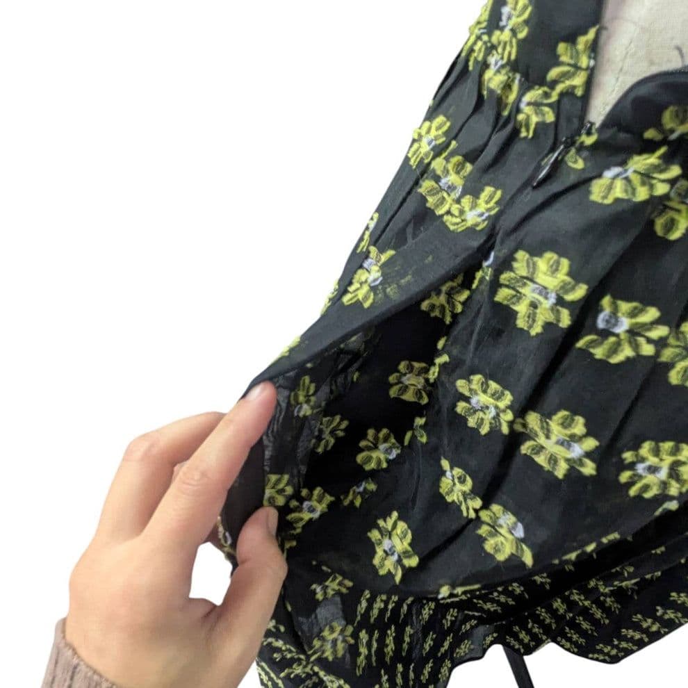 CECILIE BAHANSEN セシリーバンセン 花柄 スカート ブラック