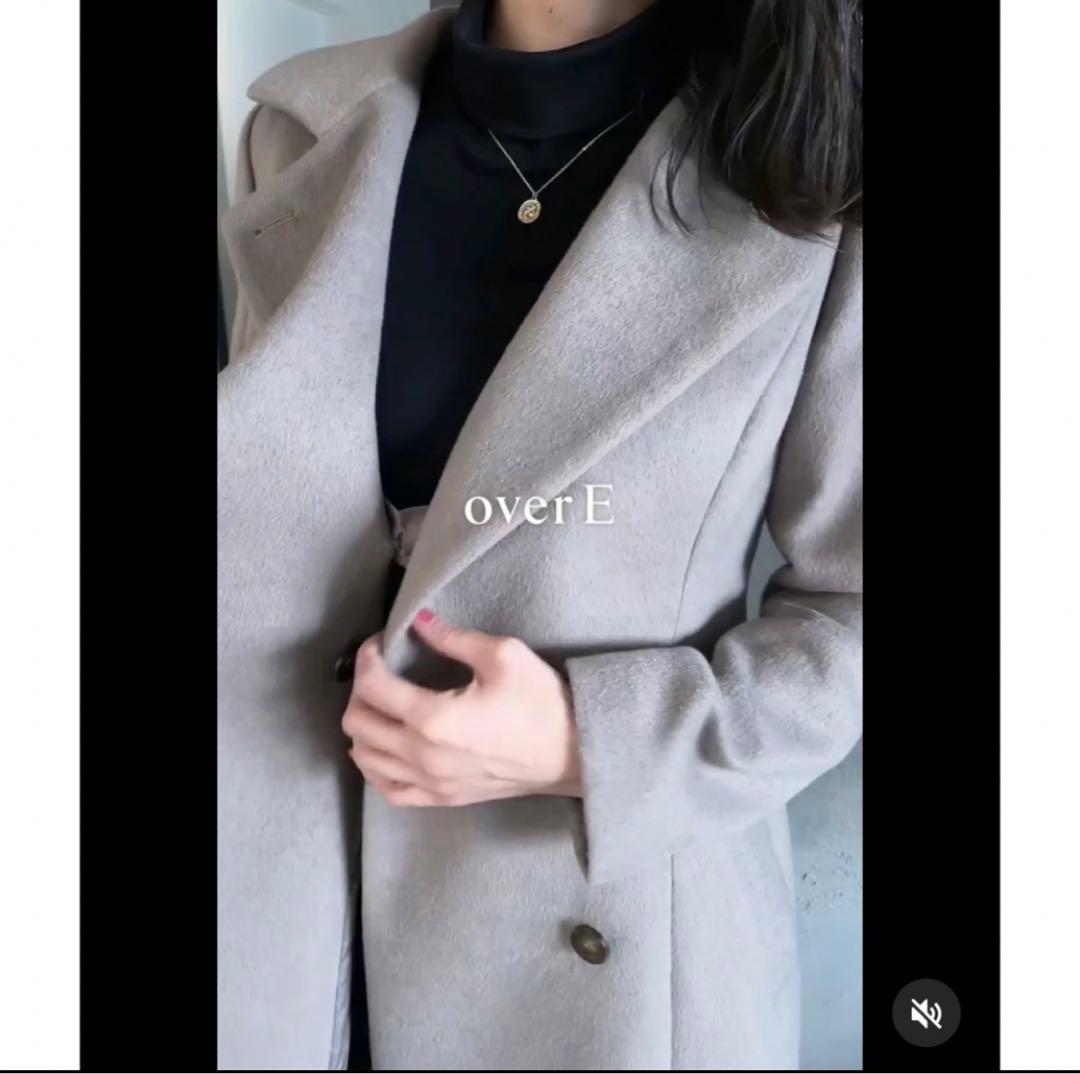 overE 理想のチェスターコート モカ 90 - ジャケット・アウター激安