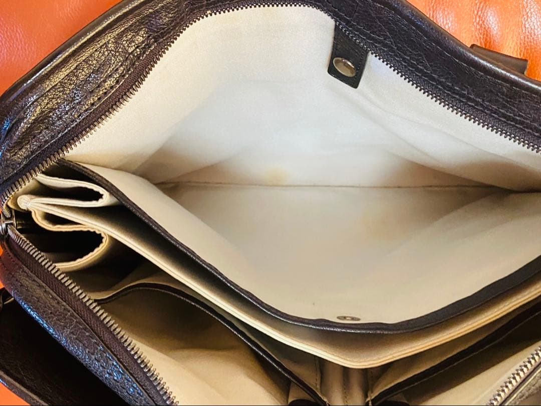 土屋鞄　レザービジネスバッグ