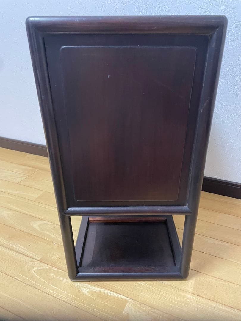 ナ*コ様 木製/漆塗/観音開き/茶箪笥/木工芸/時代/骨董/古美術/茶道/