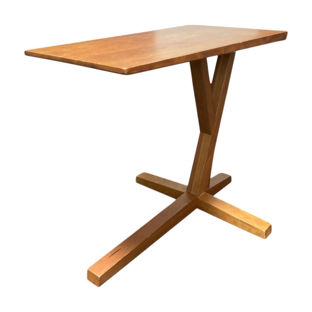 レア karimoku カリモク家具 サイドテーブル 木製 天然木 ソファ 机