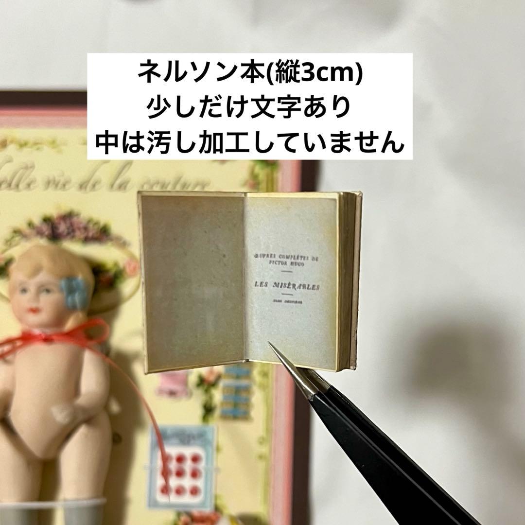 プレゼンテーションシート メルスリー ビスクドール 女の子 ミニチュア小物