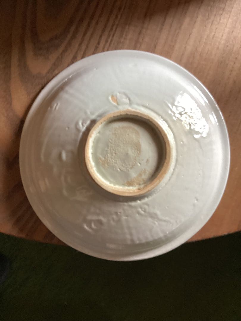 古美術骨董品　初期伊万里　染め付け花柄　幅21cm 江戸前期