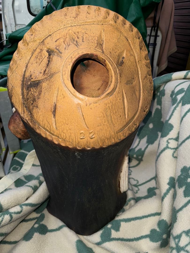 特大 65cm 信楽焼 たぬき 置物 福 狸 22号 タヌキ 縁起 開運