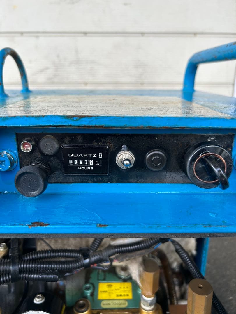 V2☆ツルミHPJ-5ESM高圧洗浄機防音ガン・高圧ホース・給排水ホースセット