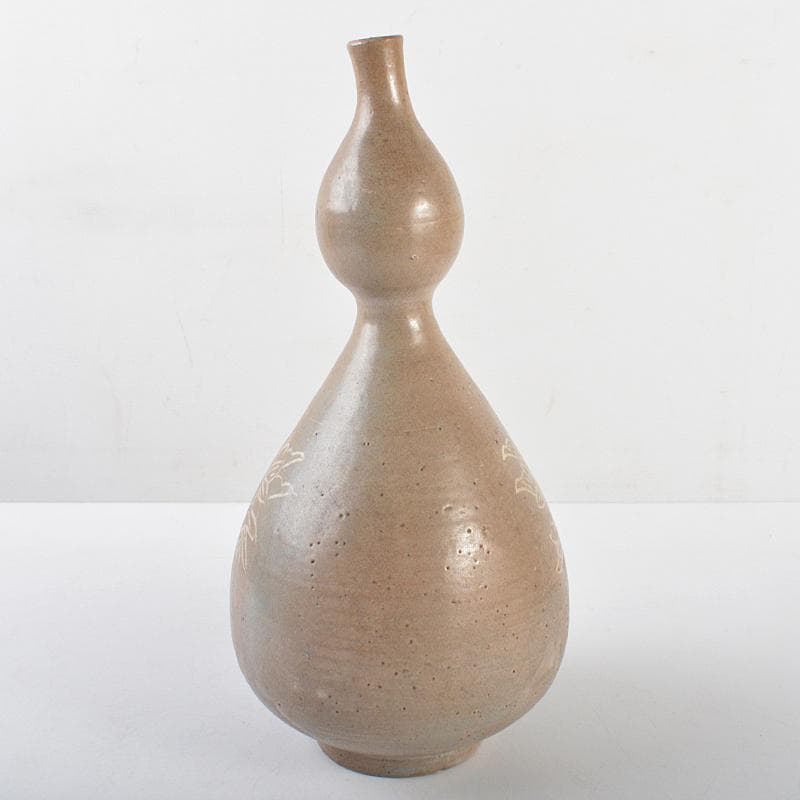 朝鮮美術 李朝 高麗青磁 花文 瓢箪徳利 合せ箱 M R5657B - メルカリ